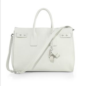 Saint Laurent Medium Soft De Jour Leather Tote